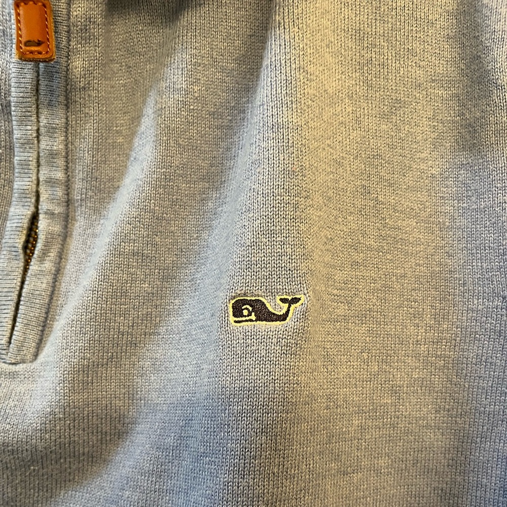 Vineyard Vines Cotton 1/4 Zip Size L - Picture 6 of 13